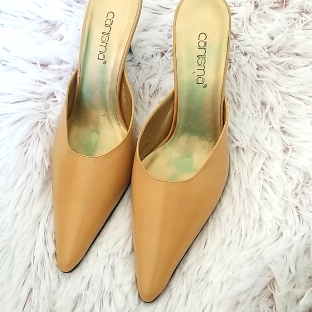 dressy mules low heels